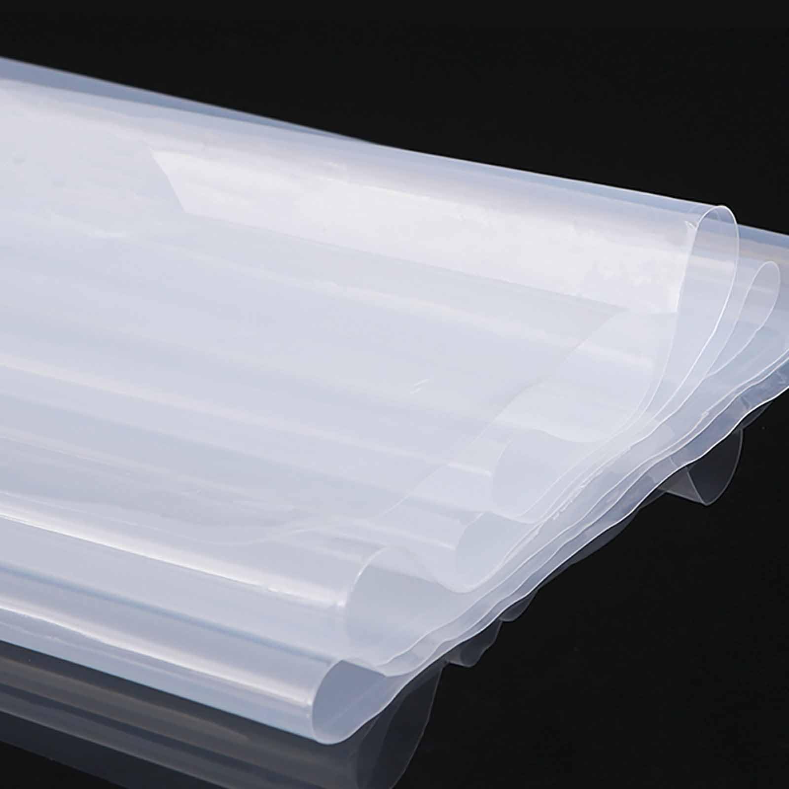 HRJZF 2M X 4M Heavy Duty Polythene Plastic Sheeting - Thickened Clear Plastic Dust Waterproof Sheets，750g Garden Grow Polythene Cover Sheets for Gardening Insulation Building Rubble Protection — image 1