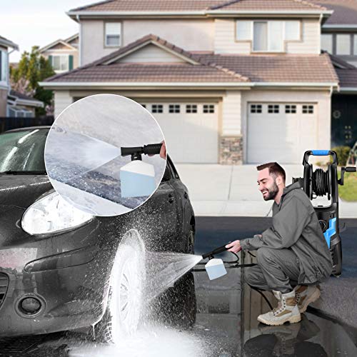 WHOLESUN 3000PSI Electric Pressure Washer 1900W High Power Washer 2.6