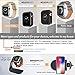top4cus 42mm Iwatch Case Soft Flexible TPU Anti-Scratch Lightweight Protective Bumper Compatible with Apple Watch Series 3 Series 2 Series 1 Sport Style (42mm, Blue)