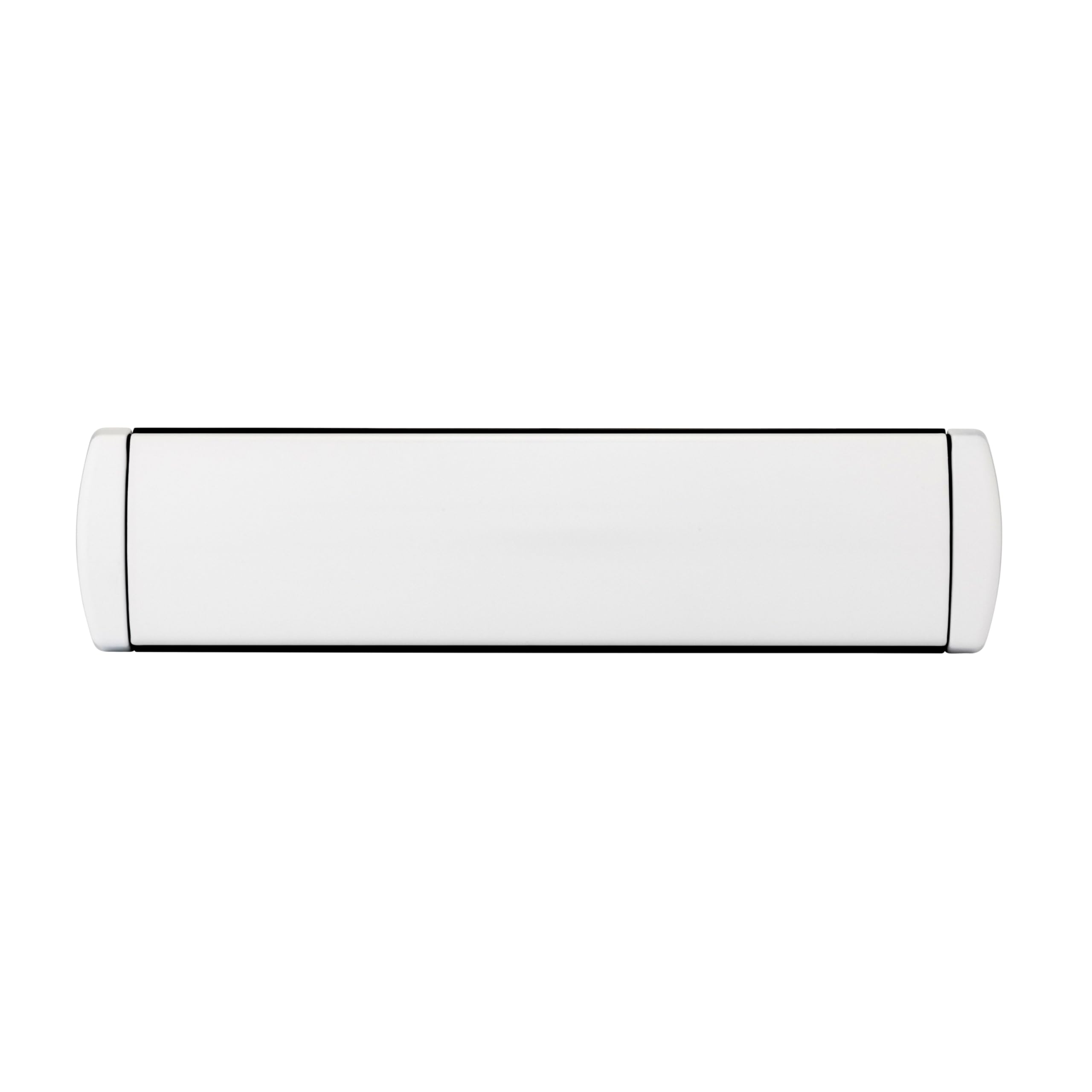 IRONWORX® Enigma 12" Premium Sleeved Letterbox | White | Fully Weather Sealed, 180° Opening, Compatible with UPVC, Composite & Wooden Doors