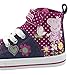 Peppa Pig Denim And Pink Toddler High Top Sneakers Size 9, Multicolor