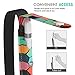 MoKo Pencil Case Holder for Apple Pencil - PU Leather Elastic Pencil Pocket Sleeve Detachable Pouch Cover for Apple Pencil, Fit iPad Pro 9.7 Inch Cases and iPad Pro 10.5 Inch Cases, Stained Glass