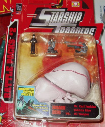 Galoob Micromachines STARSHIP TROOPERS Battle Pack BRAIN BUG Rico Trooper MIB