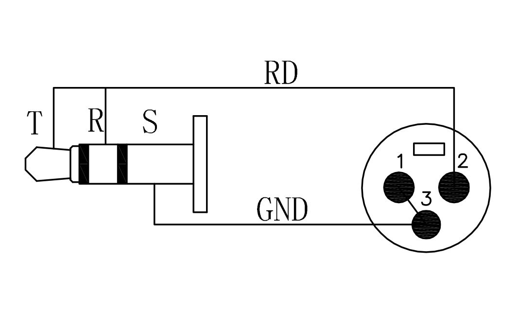 Xlr Male To Female Wiring Diagram / 3.5mm Male Trs To Dual Xlr Male