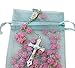 CB Catholic Mothers Day Rosary with Pink Rose Bud Shaped Beads 22 Inches Long