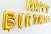 UP Celebrations - Birthday Banner, Happy Birthday Banner, Birthday Balloons, Birthday Decorations, Balloon for Birthday, Foil Happy Birthday Balloons, Balloon Decorations (Matte Gold, 16 Inch)