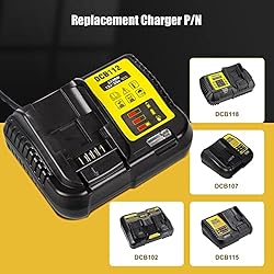 DCB112 12V/20V MAX Lithium Ion Charger Compatible