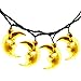 LuckLED Original Moon Solar String Lights, 20ft 30 LED Christmas Lights with Light Sensor for Outdoor, Gardens, Homes, Wedding, Christmas Party and Holiday Decor(Warm White)