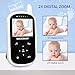 Baby Monitor with Camera and Audio - High Capacity Battery Baby Camera, Video Baby Monitor with Two-Way Audio, Lullaby Player, Night Vision, Up to 960ft Range
