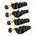JINREN (TM) Brazilian Virgin Hair Loose Wave Hair Weave 3 Bundles 300g Unprocessed Loose Deep Wave Virgin Human Hair Weave Natural Black 10-28inch (22inch 24inch 26inch)