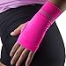Compression Wrist Support Sleeve - Relieve Carpel Tunnel, Wrist Pain - Best Wrist Support - Improve Circulation and Support Wrist (Single Sleeve) (Neon Pink, M)