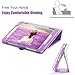 BENTOBEN Galaxy Tab A 8.0 (2015) Case, Slim Lightweight Glitter Sparkly Bling Flip Folio PU Leather Stylus Holder Auto Sleep/Wake Protective Smart Cover for Samsung Galaxy Tab A 8.0 SM-T350, Purple