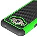 J1 2016 Case, Galaxy Amp 2 Case, Galaxy Express 3 Case, NOKEA [Shock Absorption] Hybrid Armor Defender Protective Case Cover for Samsung Galaxy J1 2016 / Amp 2 / Express 3 (Green)