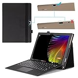 Lenovo ideapad MIIX 700 Case - AVIDET High Quality Slim-Book Stand PU Leather Case Cover for Lenovo ideapad MIIX 700 (Black)
