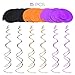 Halloween Decorations Indoor Hanging Swirls for Haunted House Decor Ceiling Swirl Decoration Included Bats, Spider, Ghost, Pumpkin, 3D Chandelier (30 Piece)