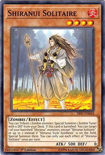 Yu-Gi-Oh! - Shiranui Solitaire - SR07-EN018 - Common - 1st Edition - Structure Deck: Zombie Horde