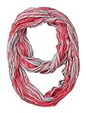 corciova Silk Cotton Solid Color Light Weight Wrinkled Infinity Loop Scarf