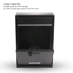 KYODOLED Locking Wall Mount Mailbox, Mail Boxes