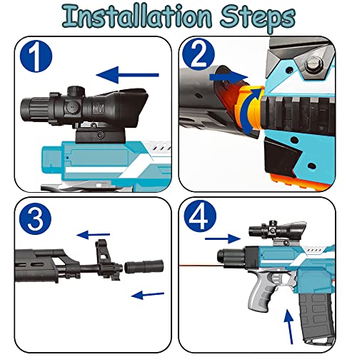 Pistola de Juguete Eléctrica con 100 Dardos, Pistola de Juguete para niños con 12 Clips para Dardos, Pistola Blaster 3 Modos de Disparo, Regalo de Cumpleaños para Niños de 6 7 8 9 10 11 12+ Años