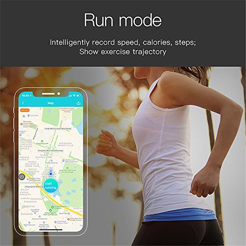 2019 Version H3 Smartwatch 3 in1 Smartband Sports Smart Watches with Bluetooth Headsets+ All-Day Heart Rate Blood Pressure Sleep Health Monitor+Activity Tracker Compatible for Android & iPhone(BLK)