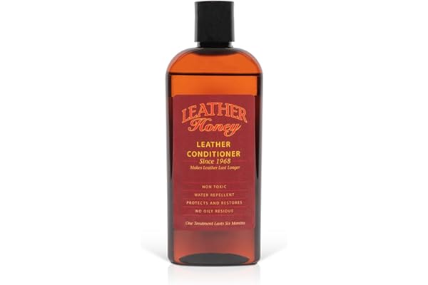 Leather Honey Leather Conditioner, Non-Toxic & Made in the USA Since 1968. Protect & Restore Leather Couches & Furniture, Car Interiors, Boots, Jackets, Shoes, Bags & Accessories. Safe for Any Color