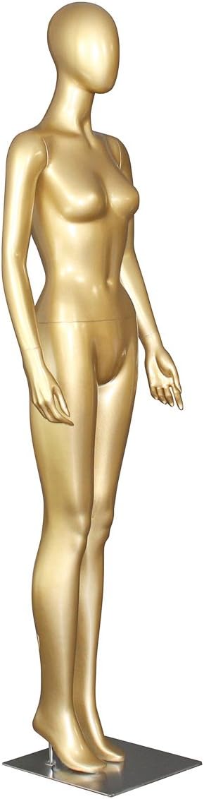 Glolden Female Body Egghead Mannequin Durable Fiberglass Abstract Bullet Head Stand Dummy With Plane Base Leo Mannequin Jt 1 Dress Forms Mannequins Best Offer Www Klevering Com
