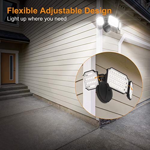 LEPOWER 4500LM Outdoor Flood Lights, 45W LED Flood Light, Exterior