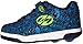 Heelys Boys' Dual up x2 Sneaker, Navy/Blue Print, 4 M US Little Kid
