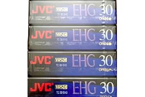 JVC 30-Minute VHS-C Blank Tapes (4-Pack) Extra High Grade