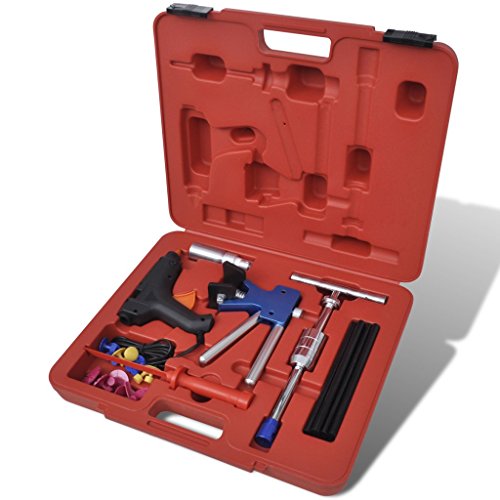 Click Here to See More Images Festnight 32 Piece Car Body Penal Repair Dent Puller Remover Tool Kit