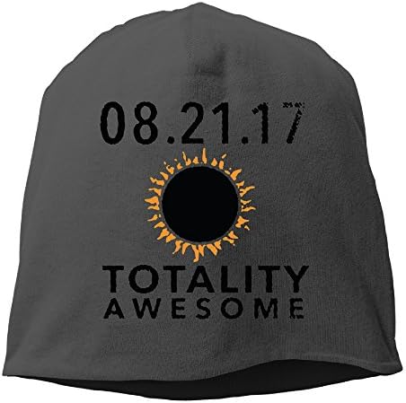 Unisex Adjustable Beanie Hat Slouchy Warm Hat For August 21 2017 Total Solar Eclipse Totality Awesome