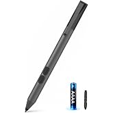Active Pen for HP Omnibook Envy x360 Spectre Pavilion, Palm Rejection | 1024 Pressure Levels, 300-Day Battery, Dual Side Button, No Bluetooth, MPP 1.51 for Drawing &amp; Note-taking