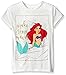 Disney Little Girls Graphic Short-Sleeve T-Shirt, White, 7/8