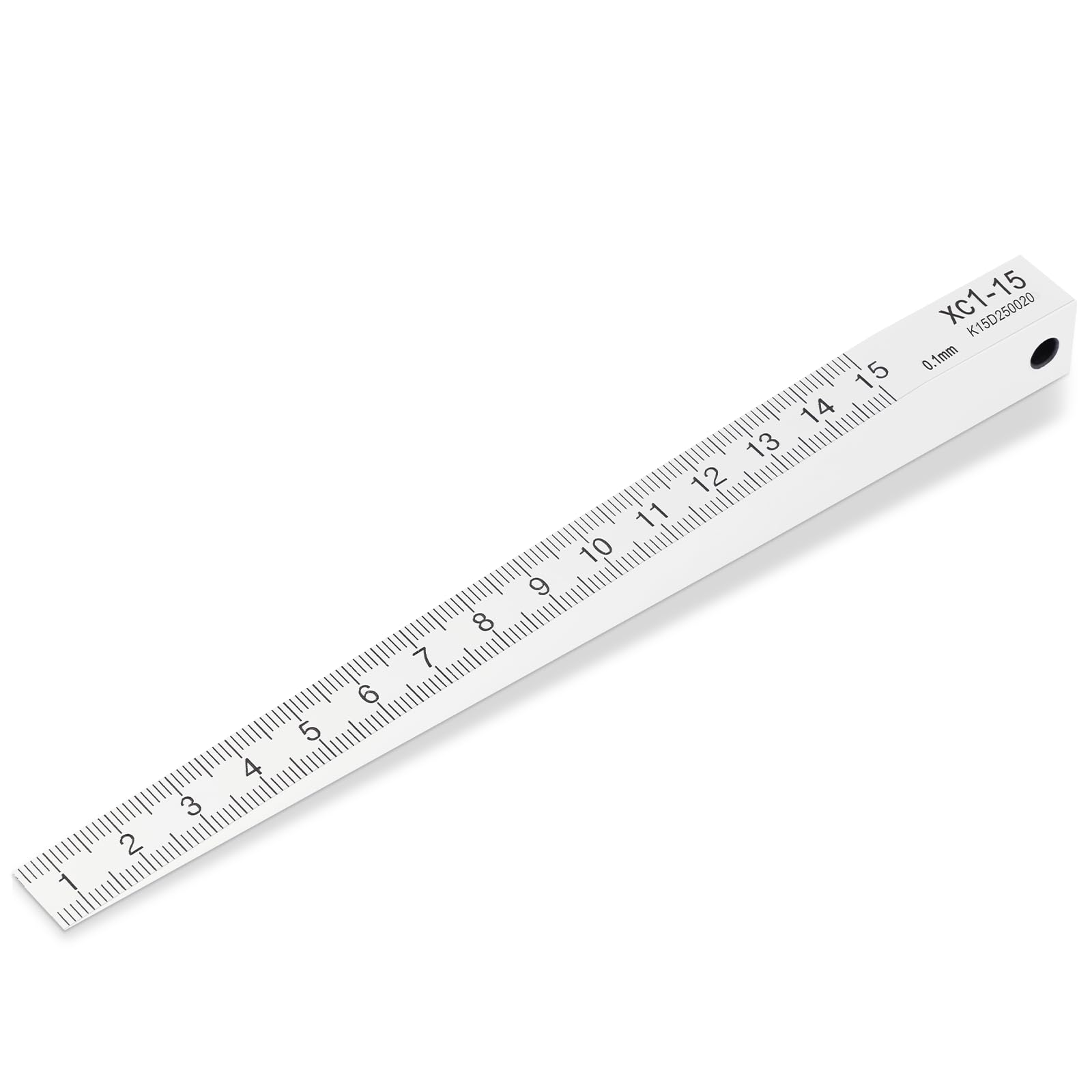 1-15mm Wedge Feeler Gauge Gap Gauge Taper Gauge Gap Feeler Wedge Gauge Gap Hole Measure Tool for Flatness/Levelness/Gap Measurement