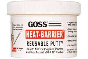 GOSS TORCH EQUIPMENT GOSS G-9000 Heat Barrier Putty, Light Brown