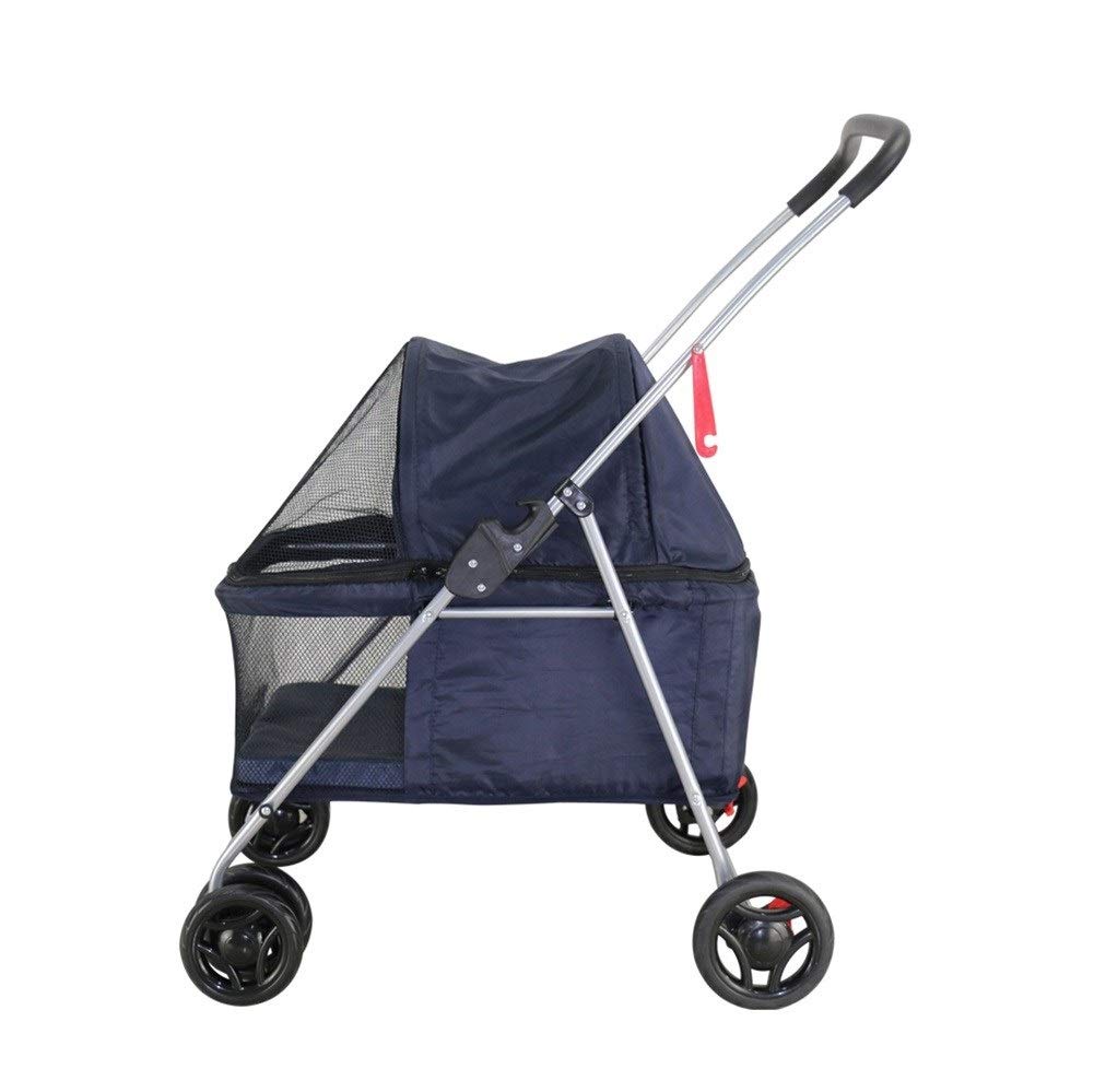 Ryan Dog Pushchair, Stroller Pram Carrier Pet Walking 4 Wheels Outdoor