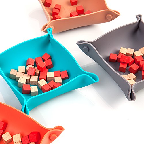 GAMELAND Silicone Board Game Bits Bowls Storage Bowls, 5Pack in