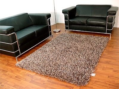 Teppich Hochflor Shaggy Schoner Wohnen Twist Mauve Grosse 140x200