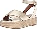 NINE WEST FOOTWEAR Women's SHOWRUNNER Metallic Sandal