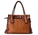 La Poet Genuine Leather Shoulder Tote Bag