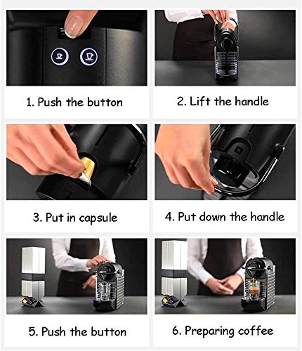 SQQSLZY Vollautomatische Haus Hotelzimmer Kapsel Kaffeemaschine Kaffeeutensilien Kaffee-Kapsel-Maschine Vollautomatische… – Bild 7