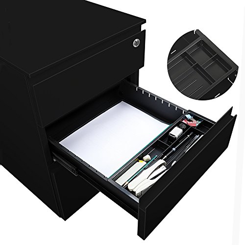Stockpile 3-Drawer File Cabinet (White)