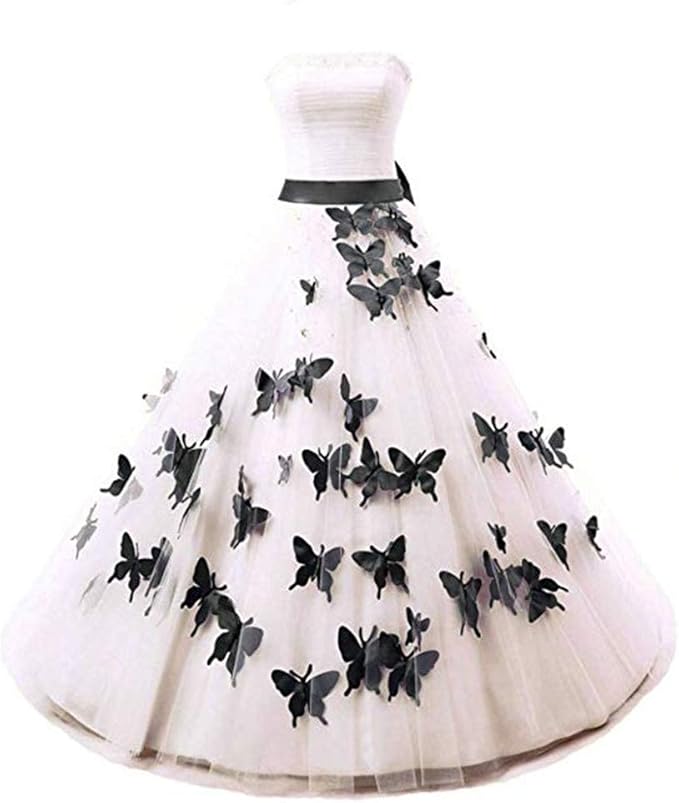 purple dress with butterflies