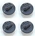 Wadoy Burner Maytag, Jenn Air Gas Range Knob AP4088491, PS2077264, 71001641(4 Pack), black