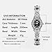 TAWURS Women Quartz Silver Retro Wrist Bracelet Watch,Vintage Bangle Wrist Watches with Crystal, Fashion Dress Bracelet Watches for Women Ladies (Silver 1)