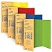Bazic 5033 Tri-Fold Corrugated Presentation Board, 36 x 48” School or Office Presentations