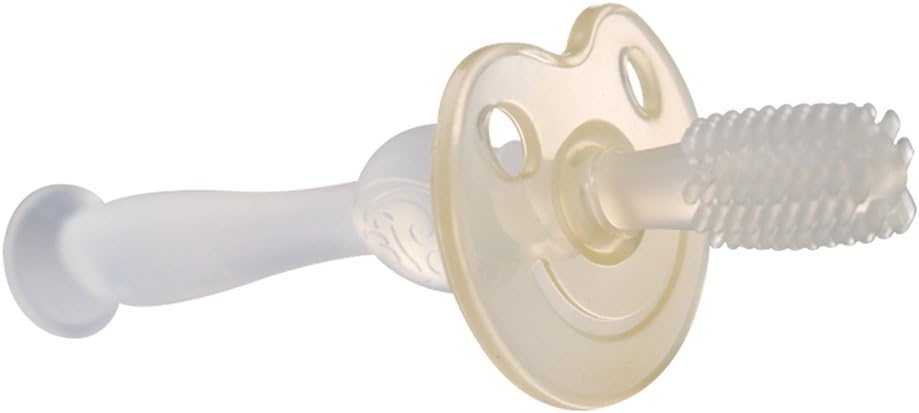 Haakaa 360 Degree Silicone Baby Toothbrush, Clear, 16 g - Image 3