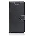 Huawei Y5II Case, Huawei Y5 2 Case, Starhemei Slim Flip Pu Leather With Stand [Card Slot],Wallet Phone Case Cover For Huawei Y5II/Huawei Y5 2 Smartphone (Wallet-Black)