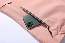 MOERDENG Women's Waterproof Rain Jacket Lightweight