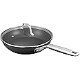 MsMk 9 1/2 Inch Small Egg Pan with Lid, Titanium and Ceramic Nonstick Omelette Pan,Scratch-resistant, Induction Egg Skillet, Oven Safe to 700°F Pan for Cooking, Dishwasher Safe